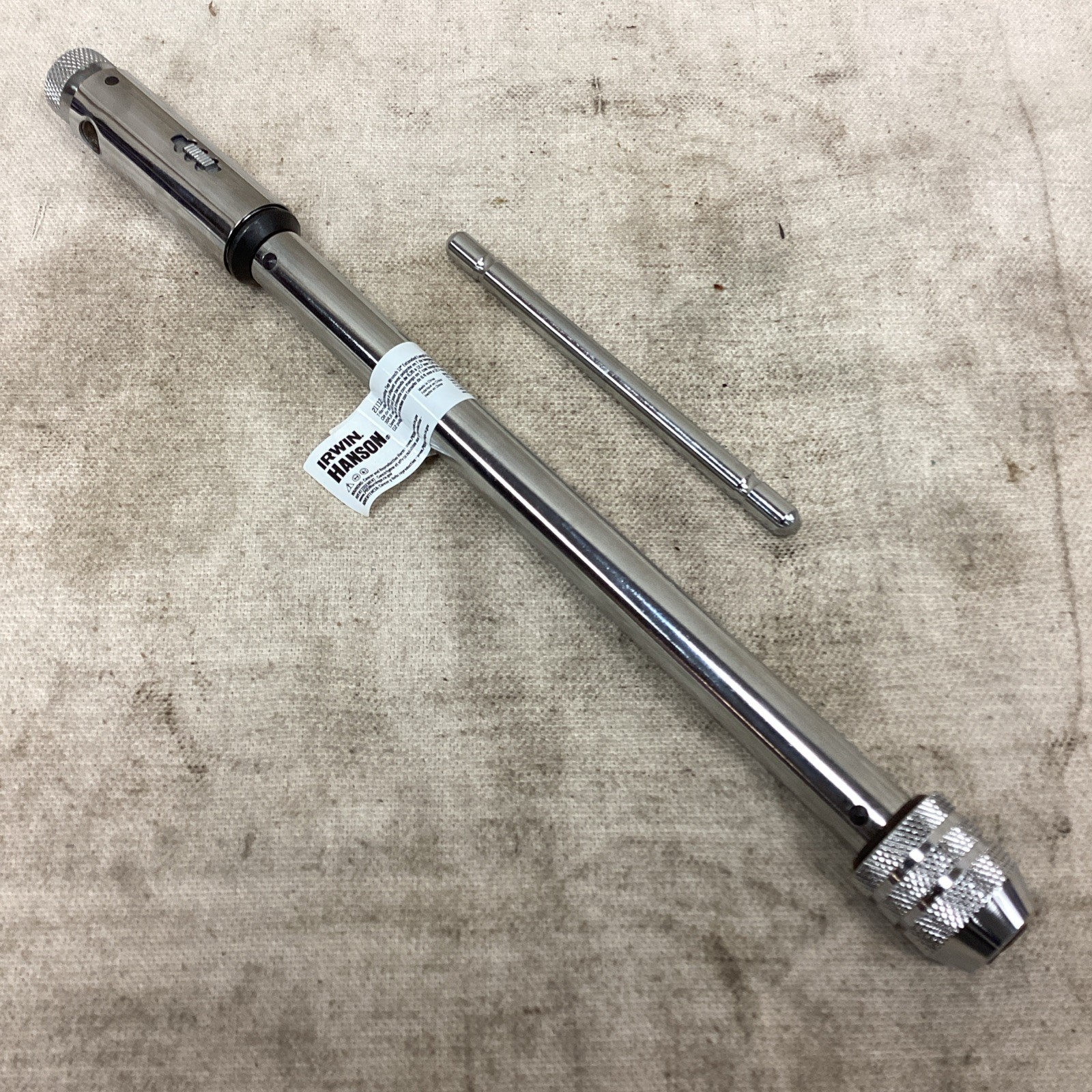 IRWIN 21112 Tap Wrench Ratcheting Sliding 1/4″-1/2″ Tap Cap