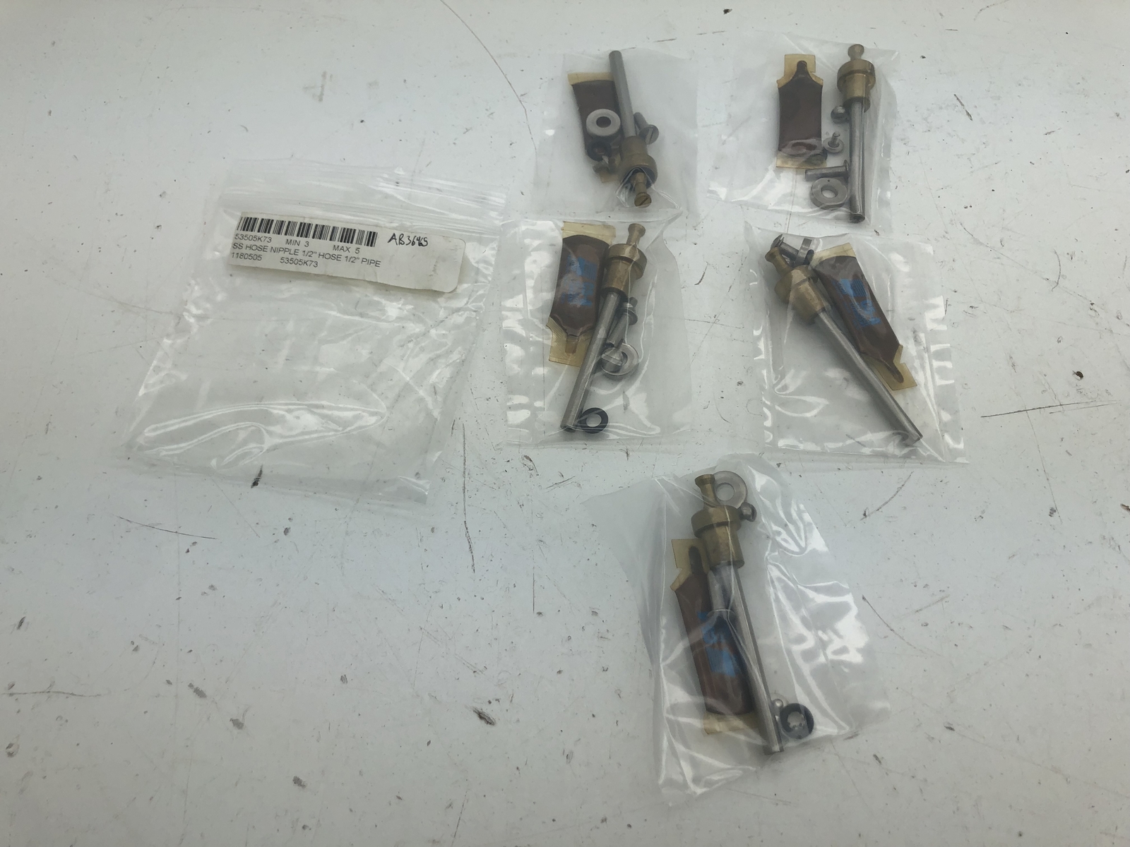 (QTY.5) MCMASTER-CARR AB36465 SPRAYING SYSTEM REPAIR KIT