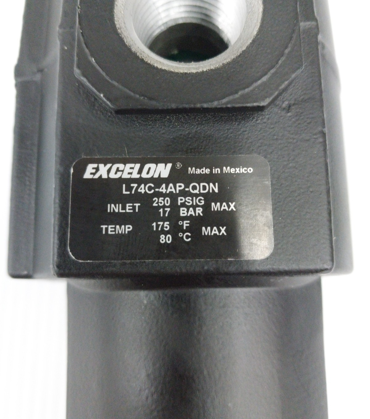 New Norgren Oil-Fog Lubricator 1/2″ NPT Ports L74C-4AP-QDN