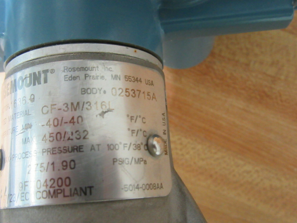 Rosemount 8800DR010SA1N1D1I5M5 Vortex Flowmeter