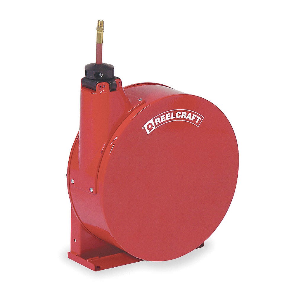 REELCRAFT 5450 ELP Spring Return Hose Reel,1/4″ MNPT,50 ft 4NB11
