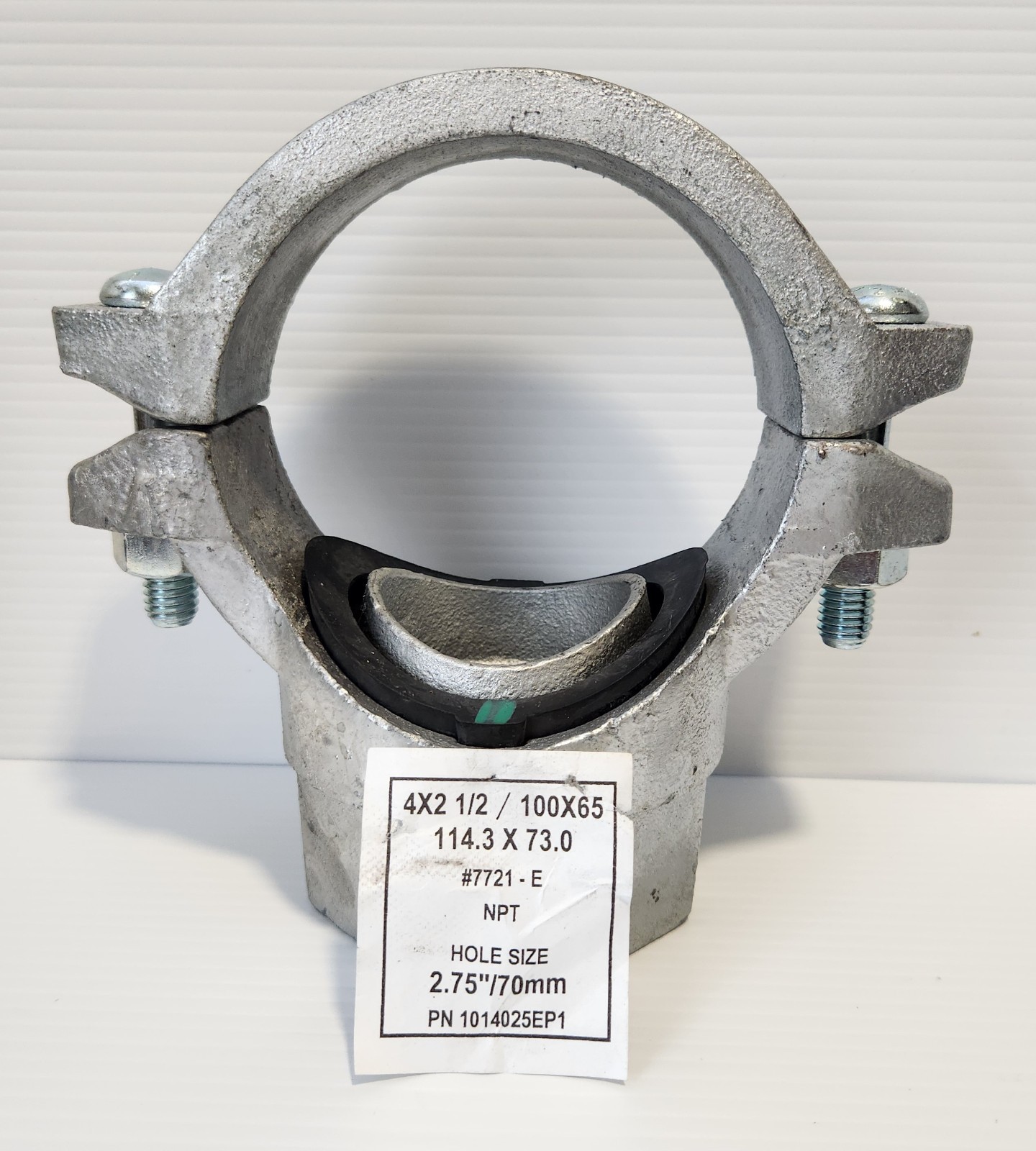 4″ X 2-1/2″ GALVANIZED MECHANICAL TEE MODEL: 7721 BRAND NEW ( ON SALE DAY)