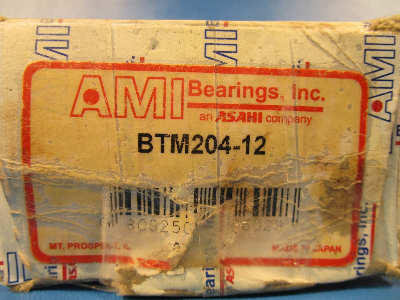 AMI BTM204-12 Flange-Mount Ball Bearing Unit – 3-Bolt Flange, 3/4 in Bore