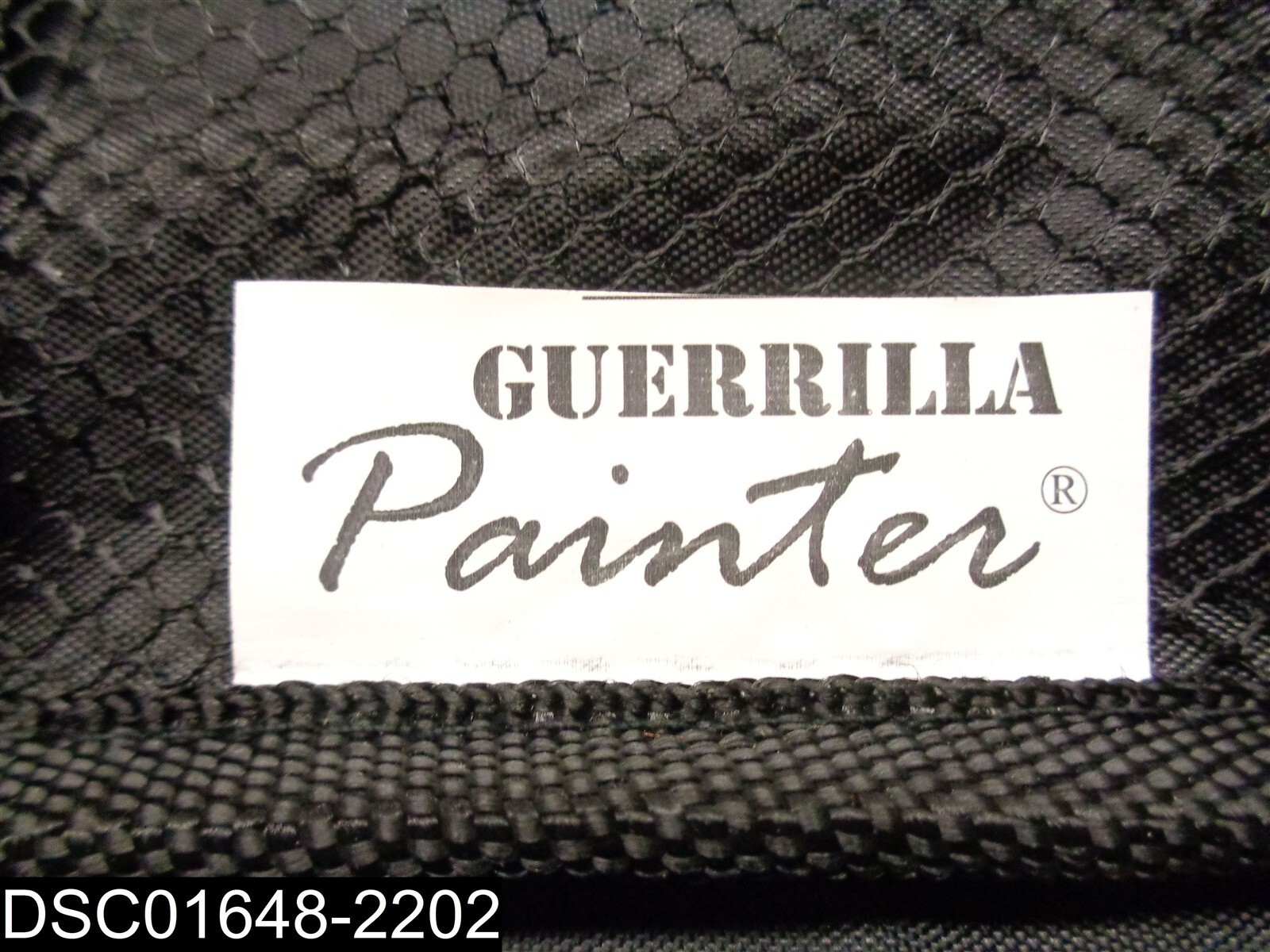 9-1/2″ x 5-3/4″ X 4″ Black Guerrilla Painter Zip Closure Bag