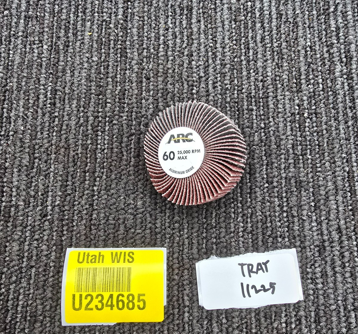 (QTY 4) ARC 60 25000RPM Abrasives Flap Wheel