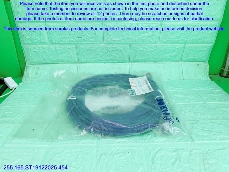 MISUMI SVEM-J2HC1-B-5 Encoder Cable as in photos, sn:9451, DHL