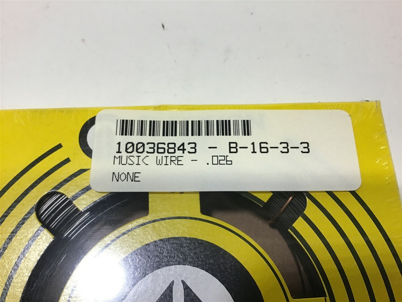 Precision Brand 10036843-B-16-3-3 Music Wire Roll 21026 0.02″ Diam 1 Lbs