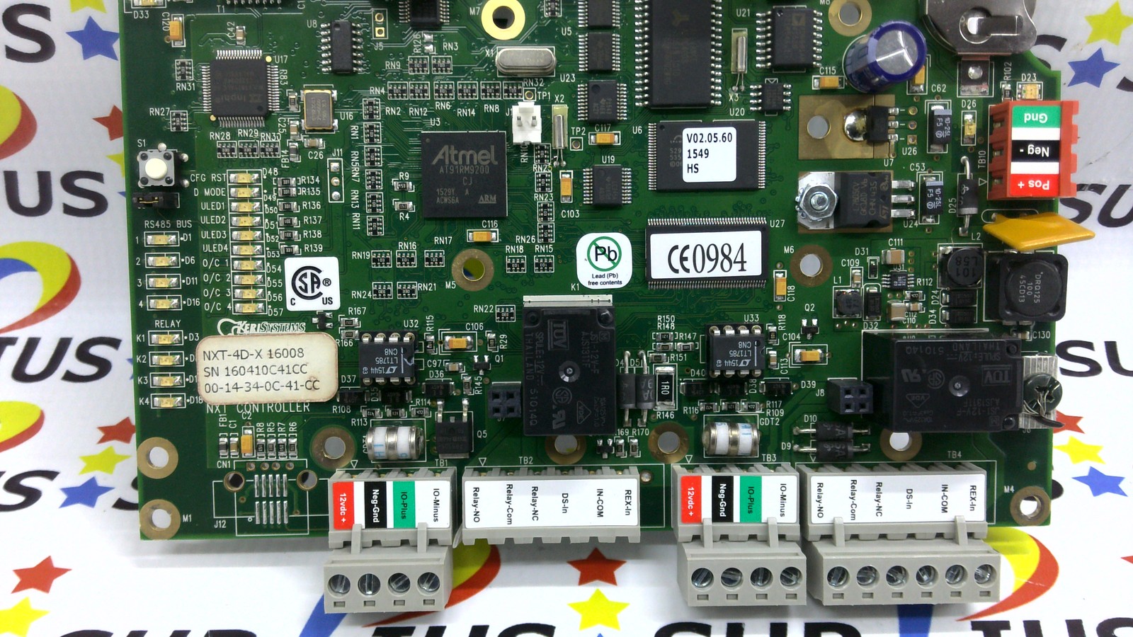 USSP Keri Systems NXT-4D-X 16008 Access Control Panel Board
