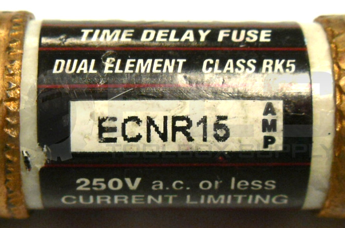 NEW LOT OF 3 BULLET ECNR15 TIME DELAY FUSE DUAL ELEMENT CLASS RK5