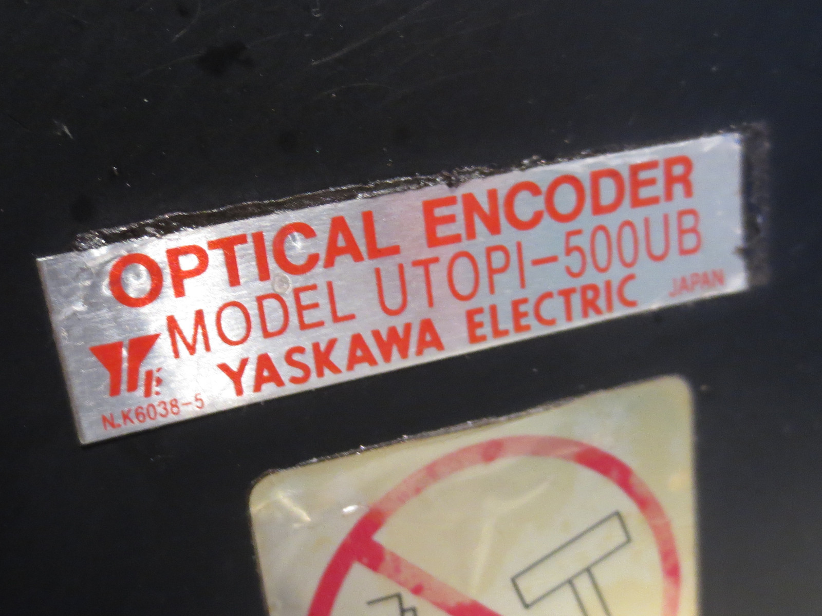 *SPECIAL PRICE*YASKAWA AC MOTOR USAFED-30FB20E OPTICAL ENCODER UTOPI-500UB