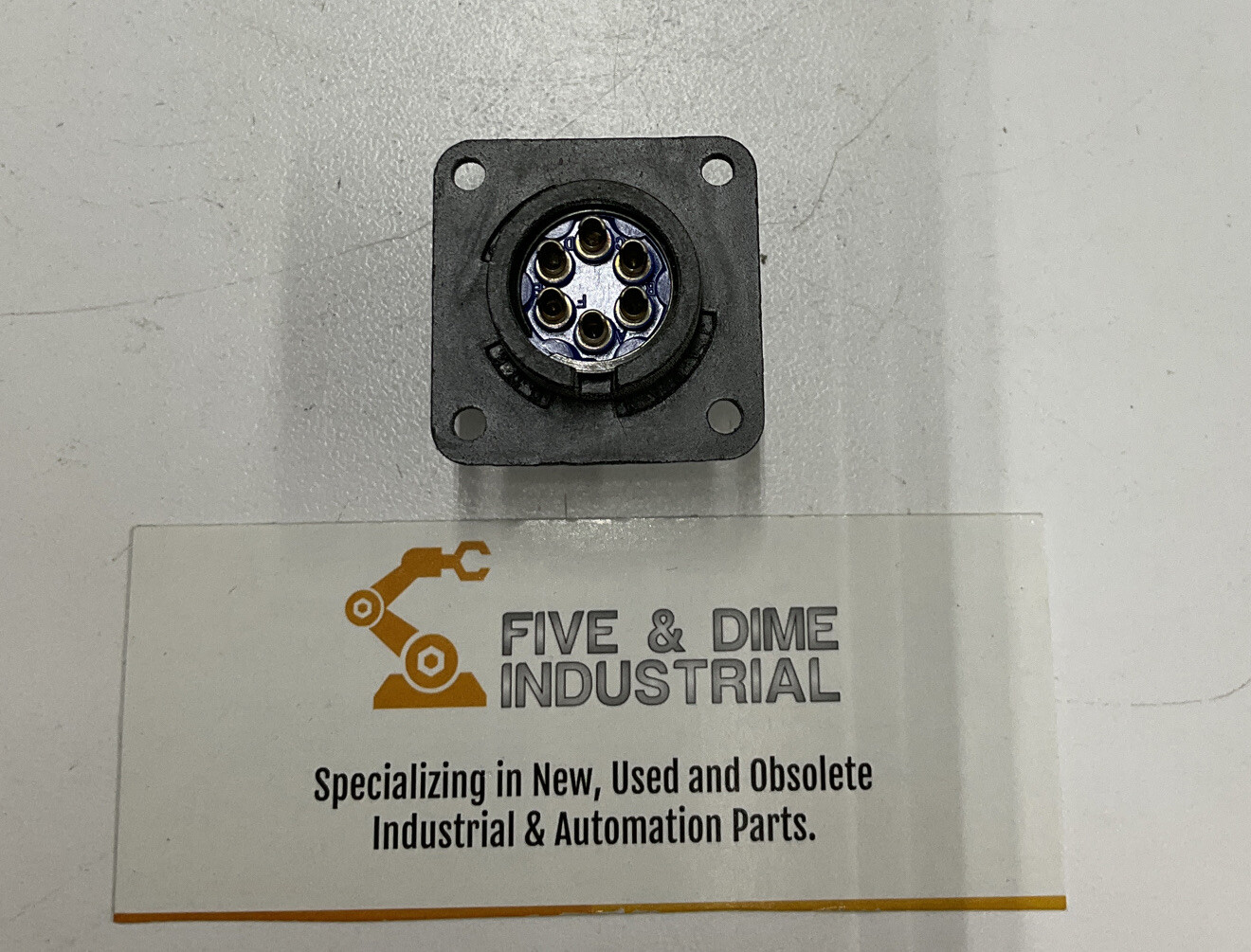 Amphenol 97-3102A-14S-06P 6-Pin Chassis Mount Male Receptacle