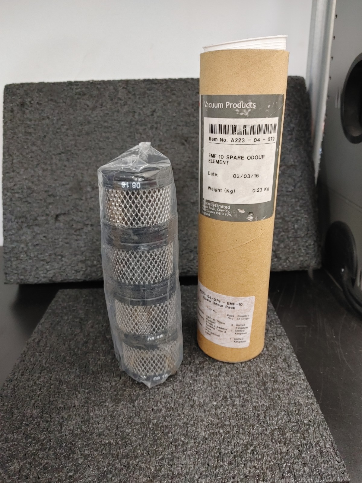 4PK EDWARDS A223-04-079 EMF 10 Spare Odour Removal Element