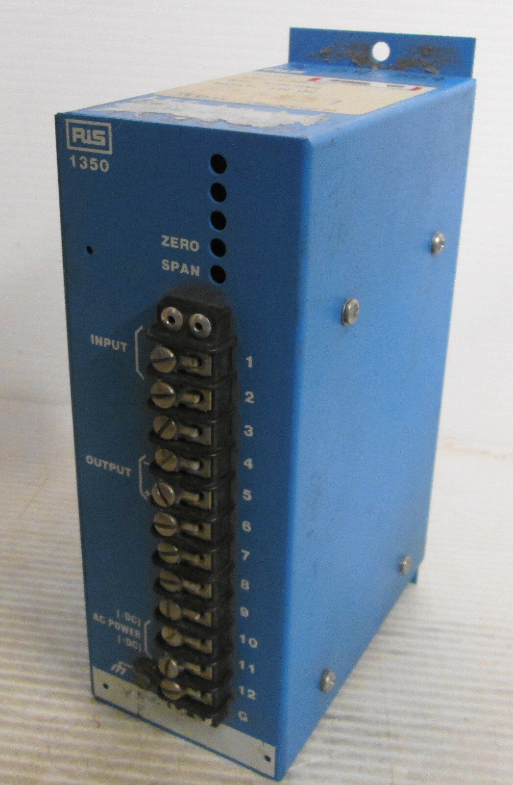 Ris SC1350 Frequency Transmitter I/P 0-500Hz I/P 4-20MADC 120VAC