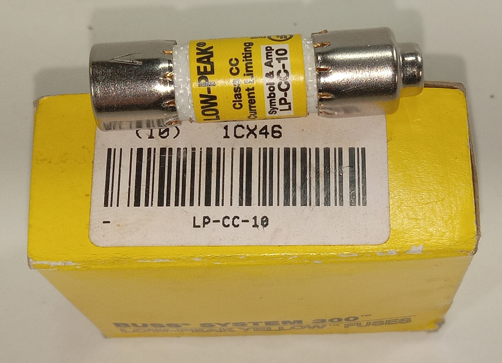 1 NEW COOPER BUSSMANN LP-CC-10 1CX46 10 AMP LOW PEAK FUSE NNB ***MAKE OFFER***
