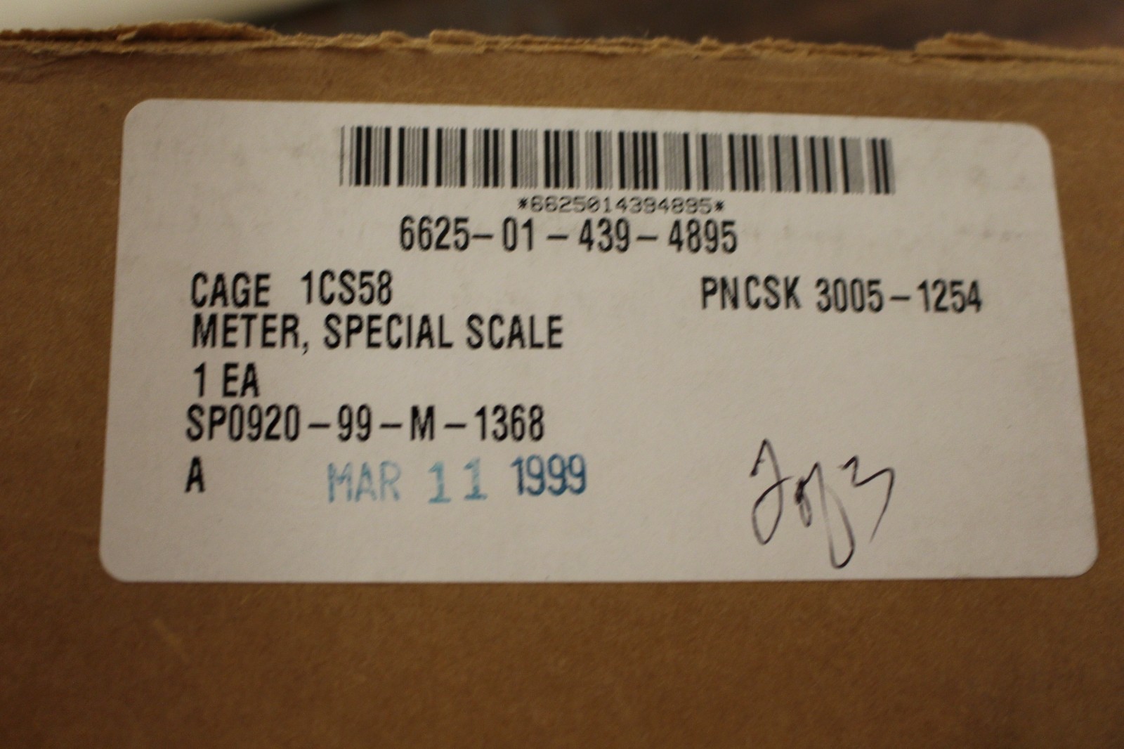 MSA Control Module – NSN 6625-01-439-4895 – PN CSK 3005-1254 – New (#1)