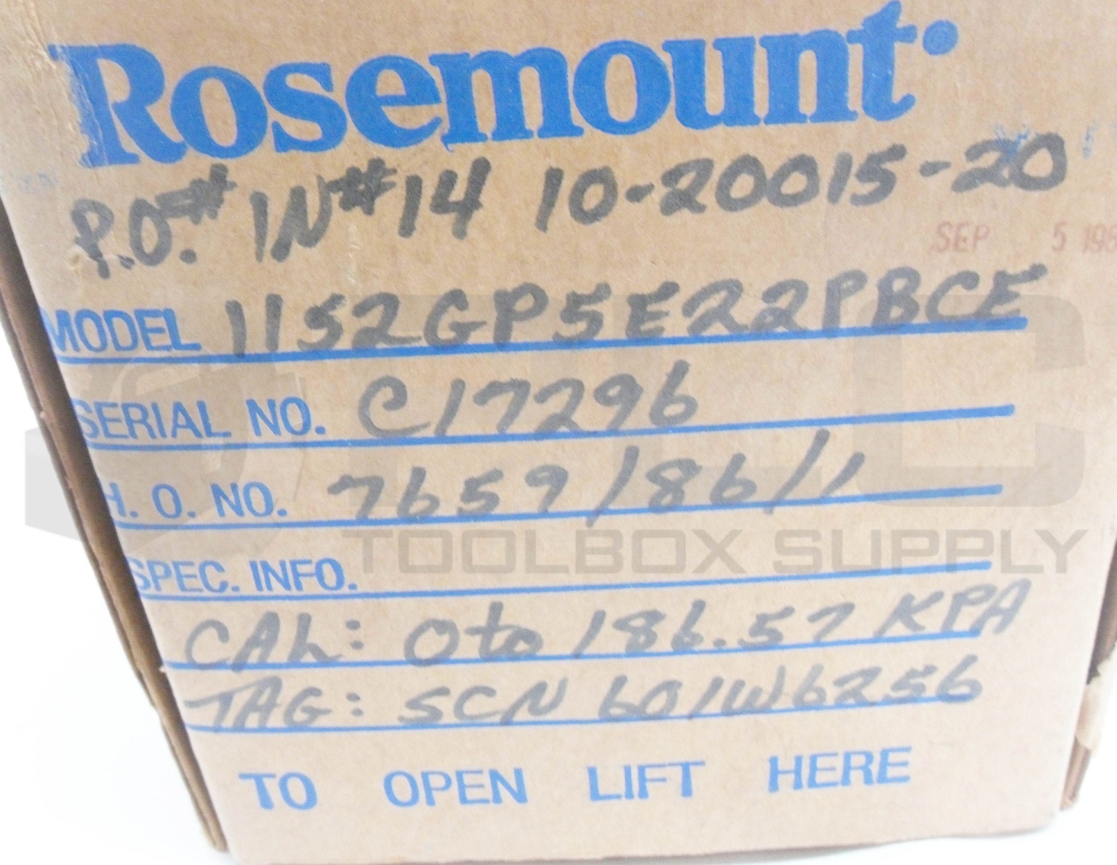 NEW ROSEMOUNT C1152GP5E22PBCE GAUGE PRESSURE TRANSMITTER 45VDC