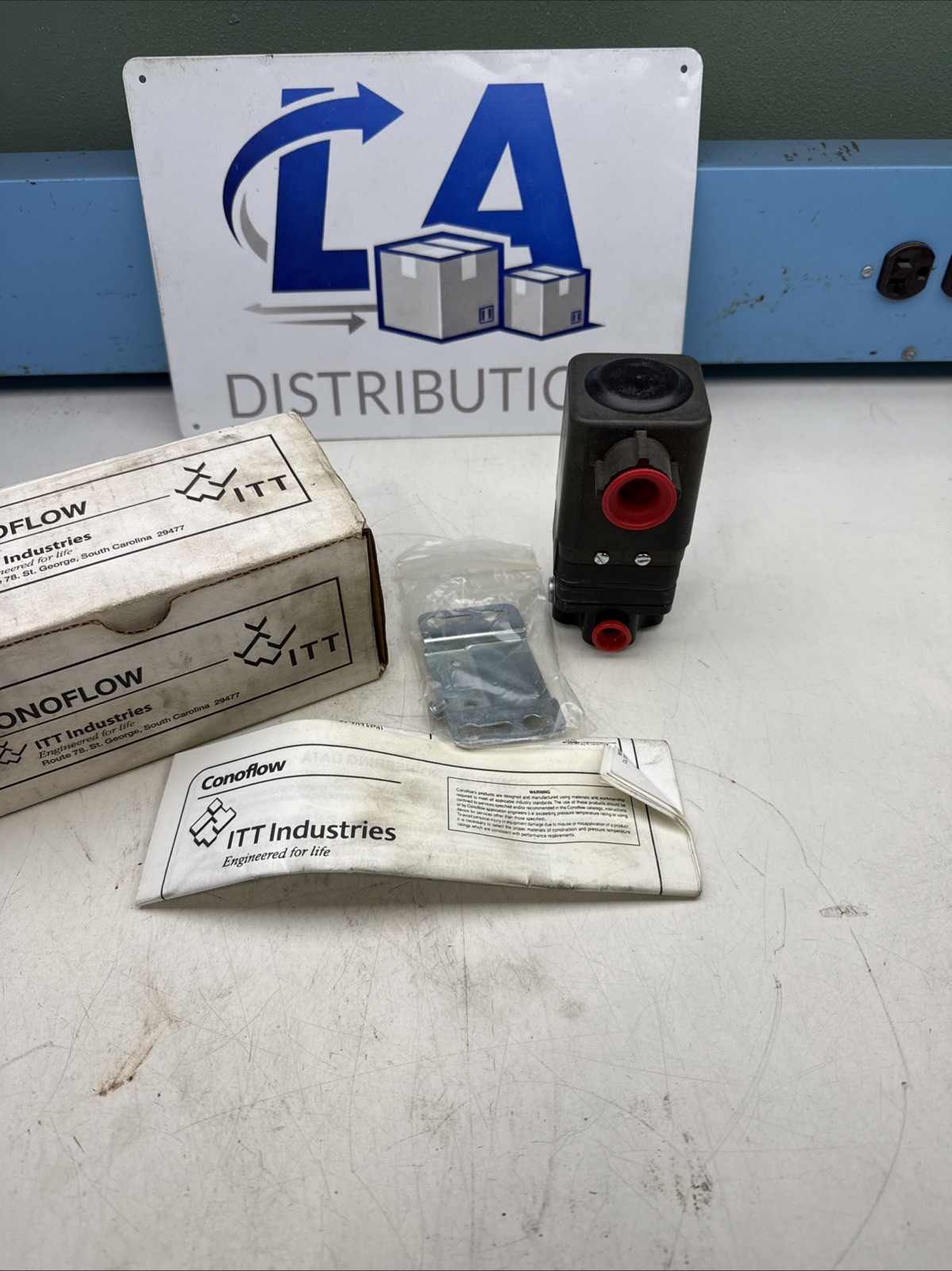 ITT Conoflow GT2108ED, Electro Pneumatic Transducer, 4-20 MA INPUT, 3-15 PSI OUT