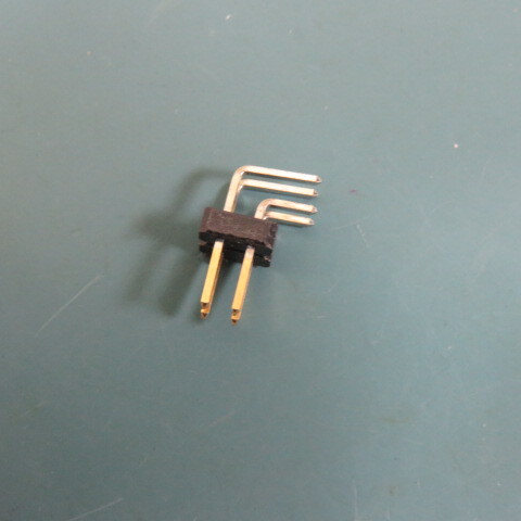 SULLINS ELEC PZC02DBAN Qty of 100 per Lot HEADER RA 2×2