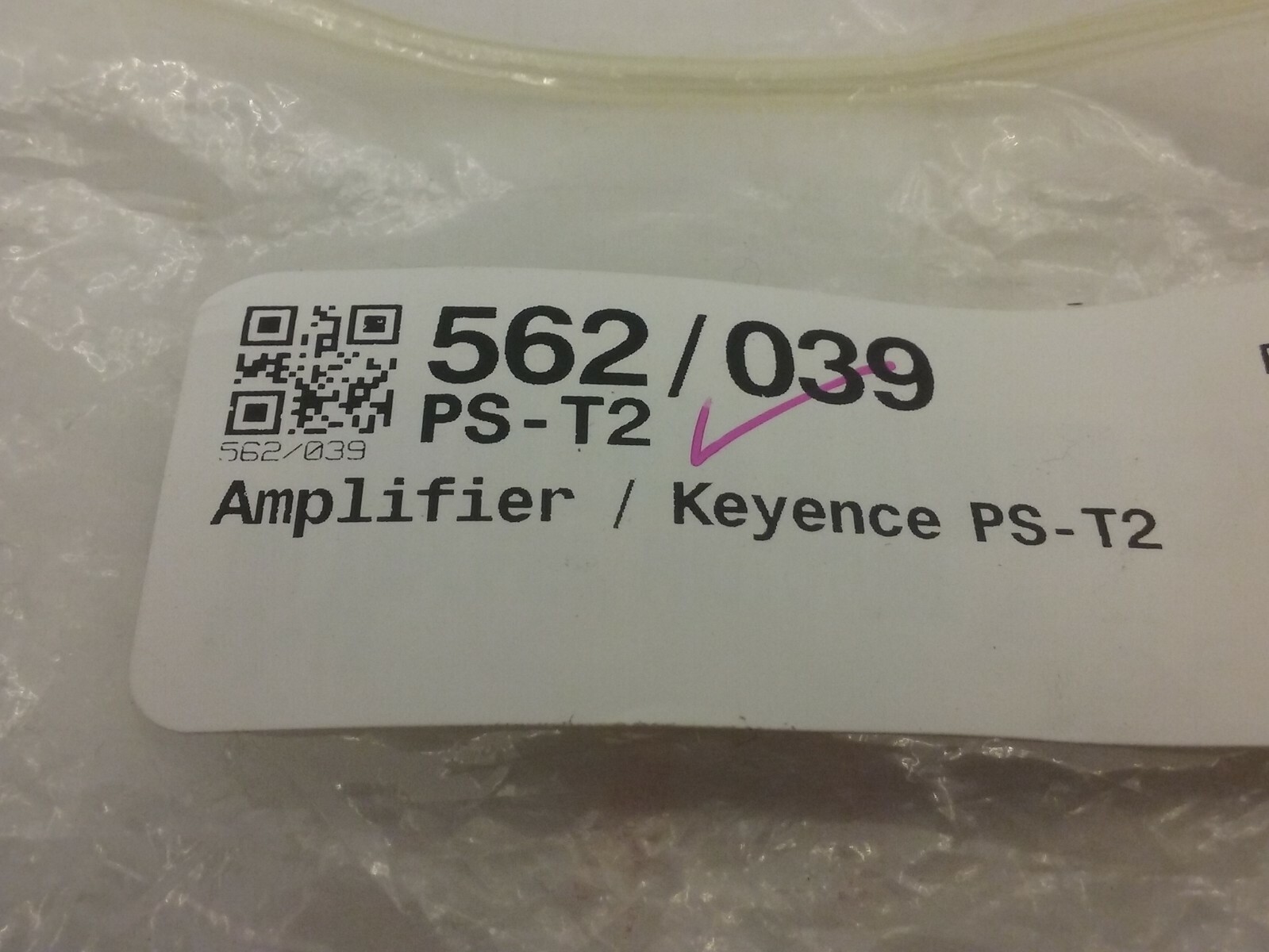 KEYENCE PS-T2 AMPHLIFIER UNIT NPN 12-24VDC NIB