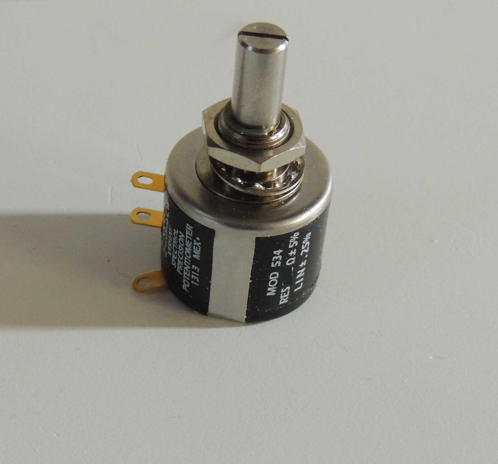 2K ohm 10 Turn Precision 2 watt Potentiometer – 534-1-1-202 (NTE 502-0104)