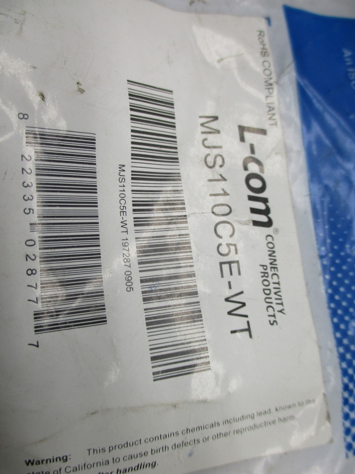 L-COM MJS110C5E-WT JACK NSMP