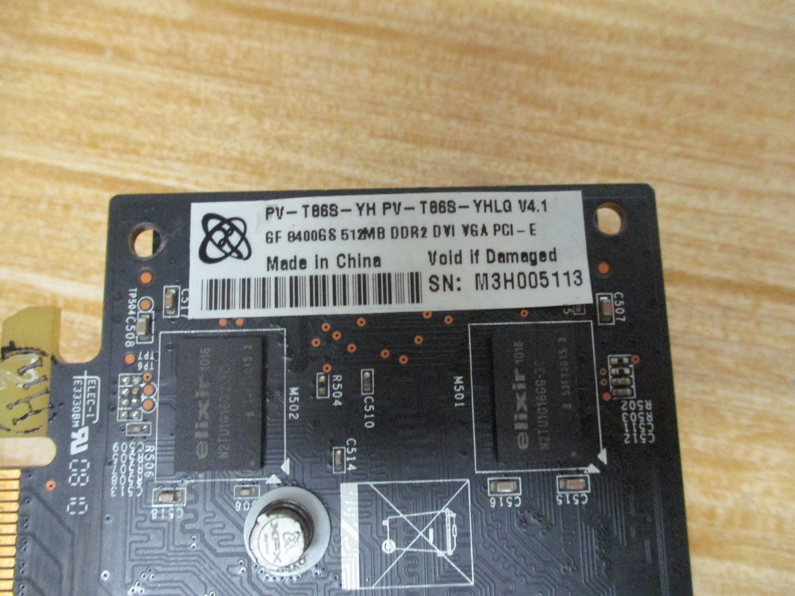 XFX NVidia PV-T86S-YH PV-T86S-YHLG Video Card 090825