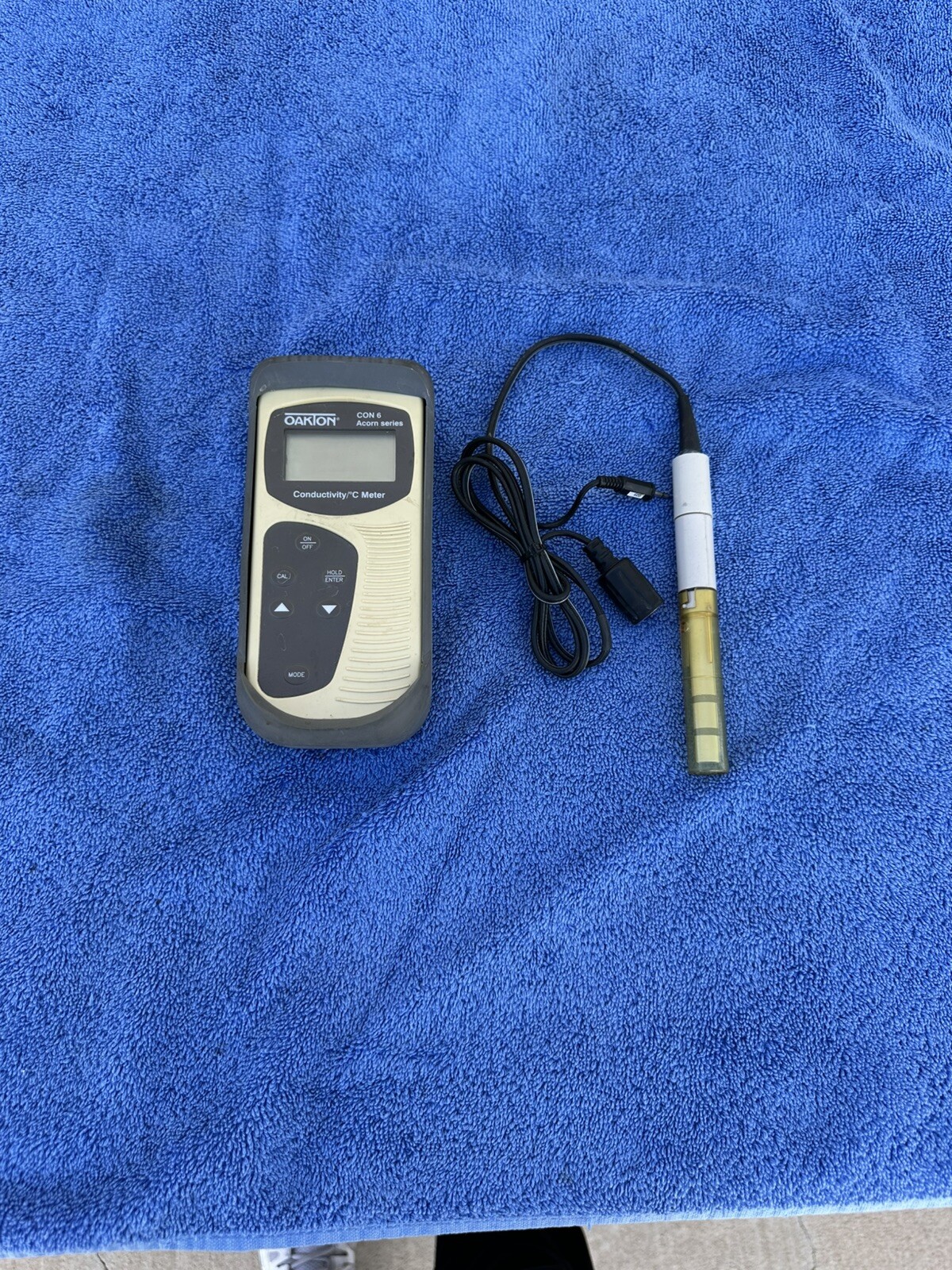 OAKTON CON 6 CON6/TDS6 ACORN HANDHELD CONDUCTIVITY TDS METER + PROBE