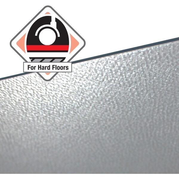 Floortex Fr1215030019er Chair Mat 60″X118″, Rectangular Shape, Clear, For Hard