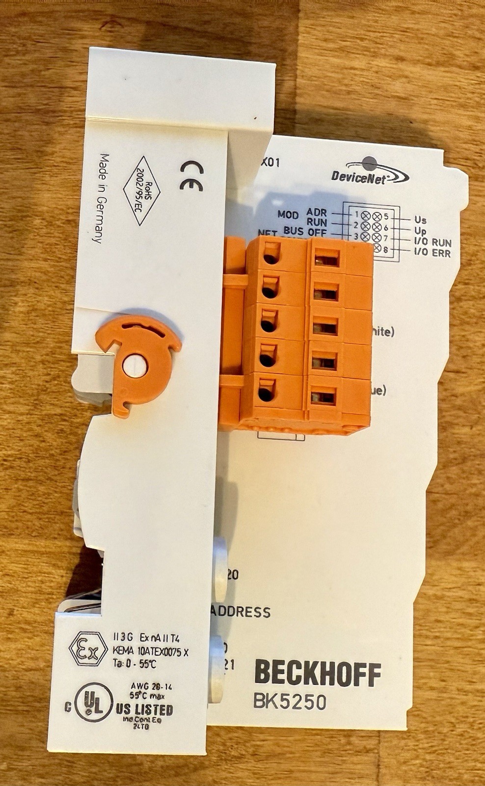 Beckoff DeviceNet Bus Coupler BK 5250