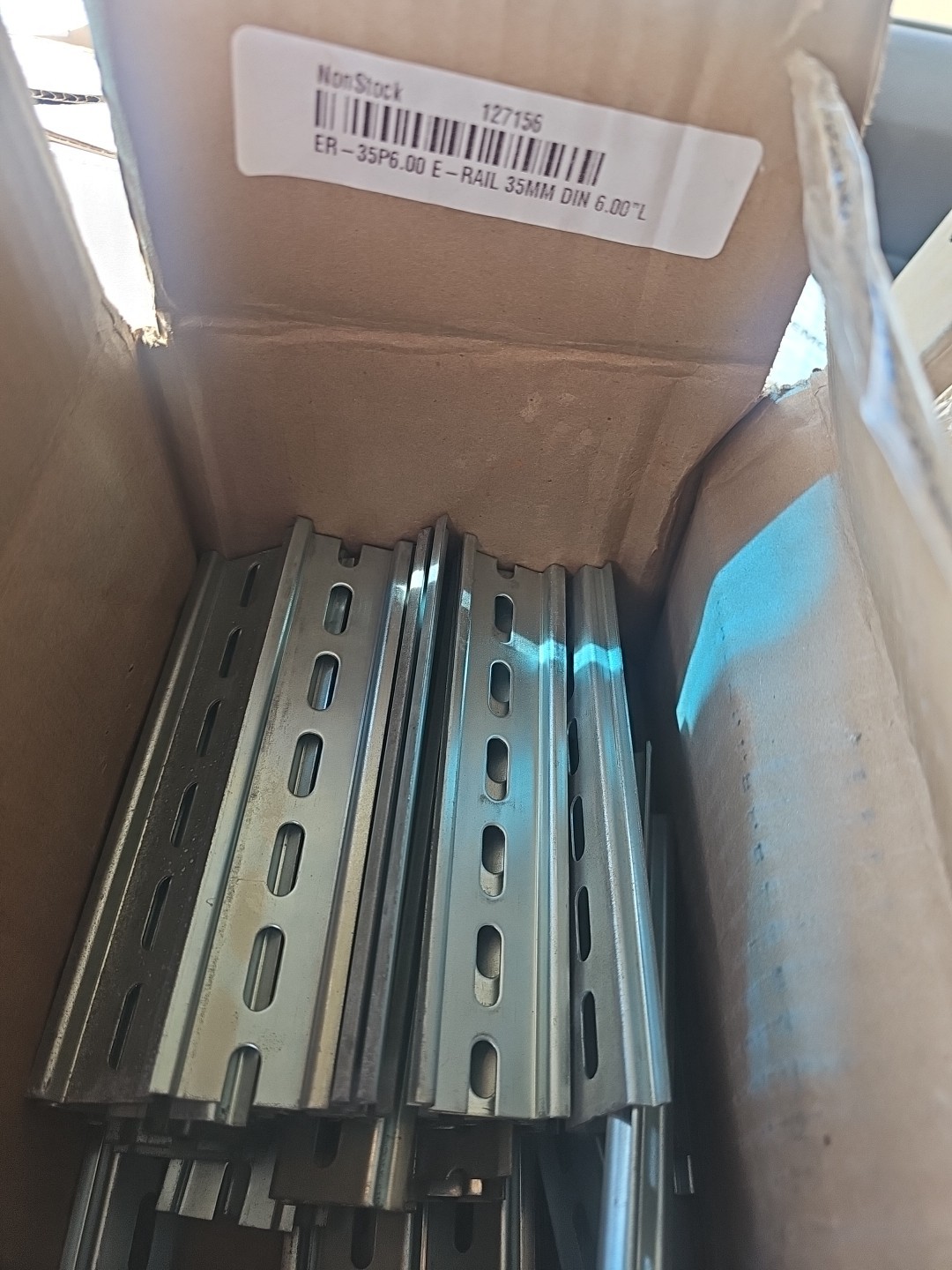 ERAIL 111013 111.013 ER-35P 35MM DIN RAIL SLOTTED