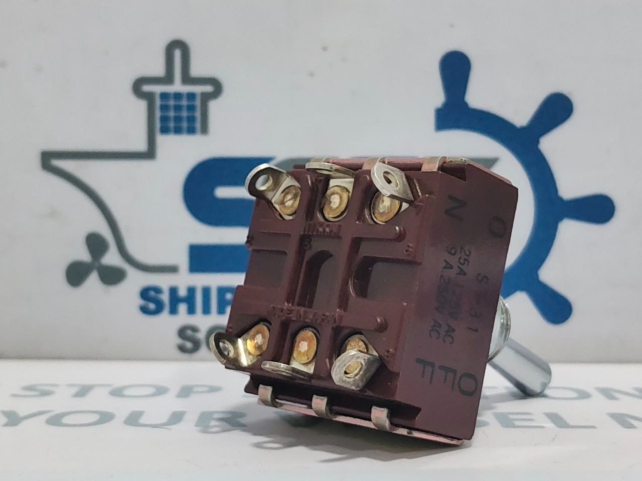 Nikkai S-31 Toggle Switch D-42821-1 25A 125V.AC 9A 250V.AC (Lot of 2 Pcs)