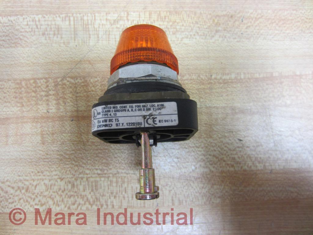 Allen Bradley 800T-P16A Amber Pilot Light 800TP16A (Pack of 5)