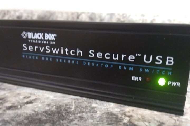 Black Box SW2008A-USB-EAL ServSwitch Secure KVM Switch with USB, DVI 2 Port