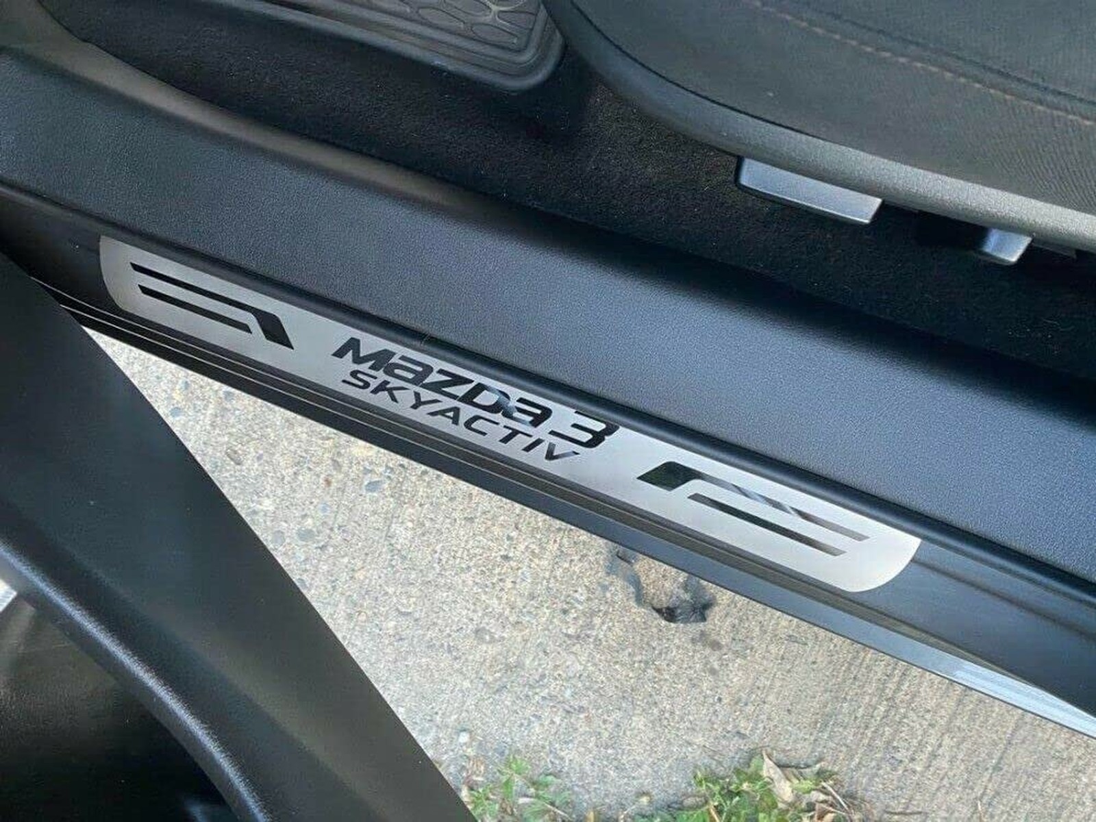 GZBFTDH Door Sill Protector for Mazda 3, 2008-2022, 4pcs Set, Stainless Steel…