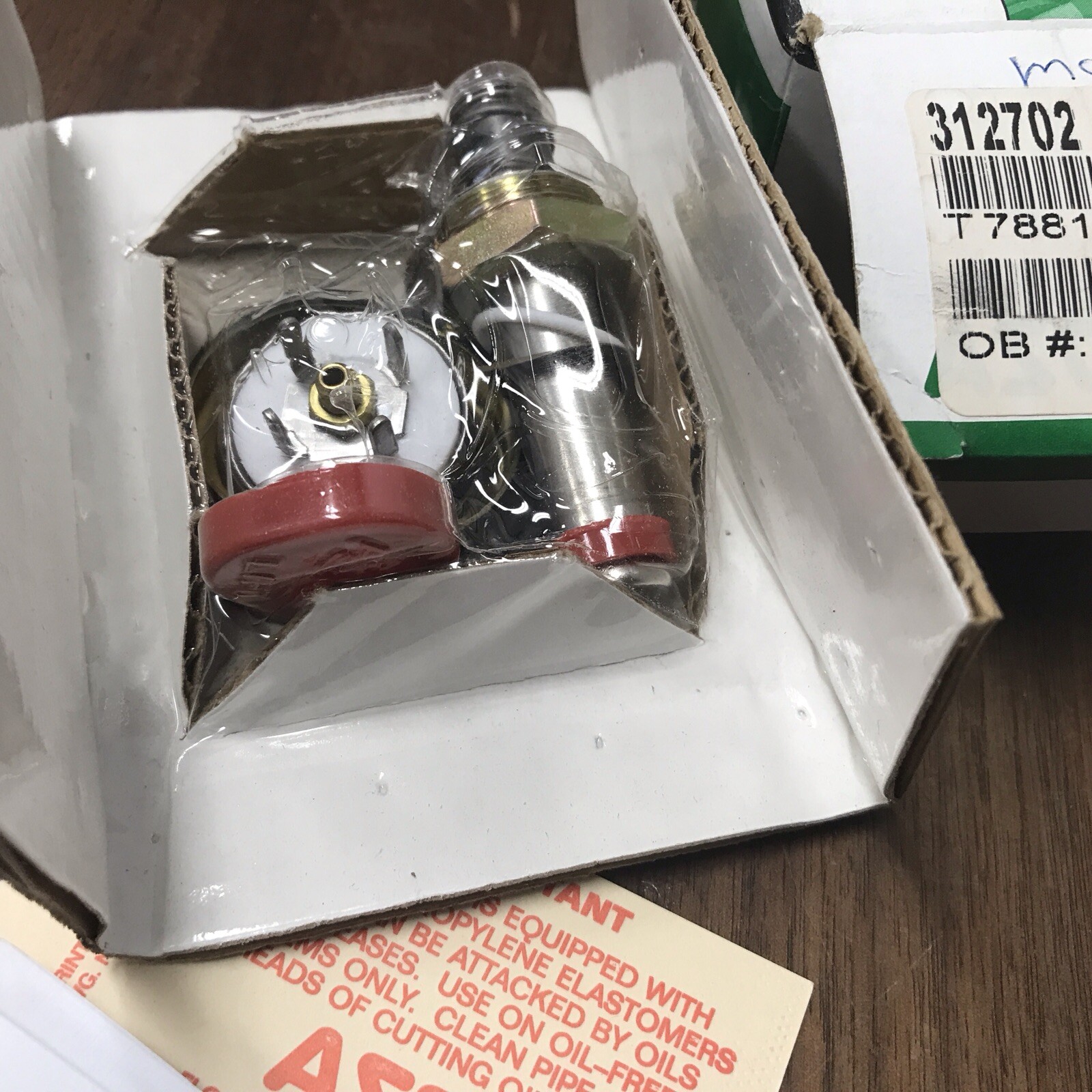 NEW ASCO 312702 REBUILD KIT Red Hat Valve