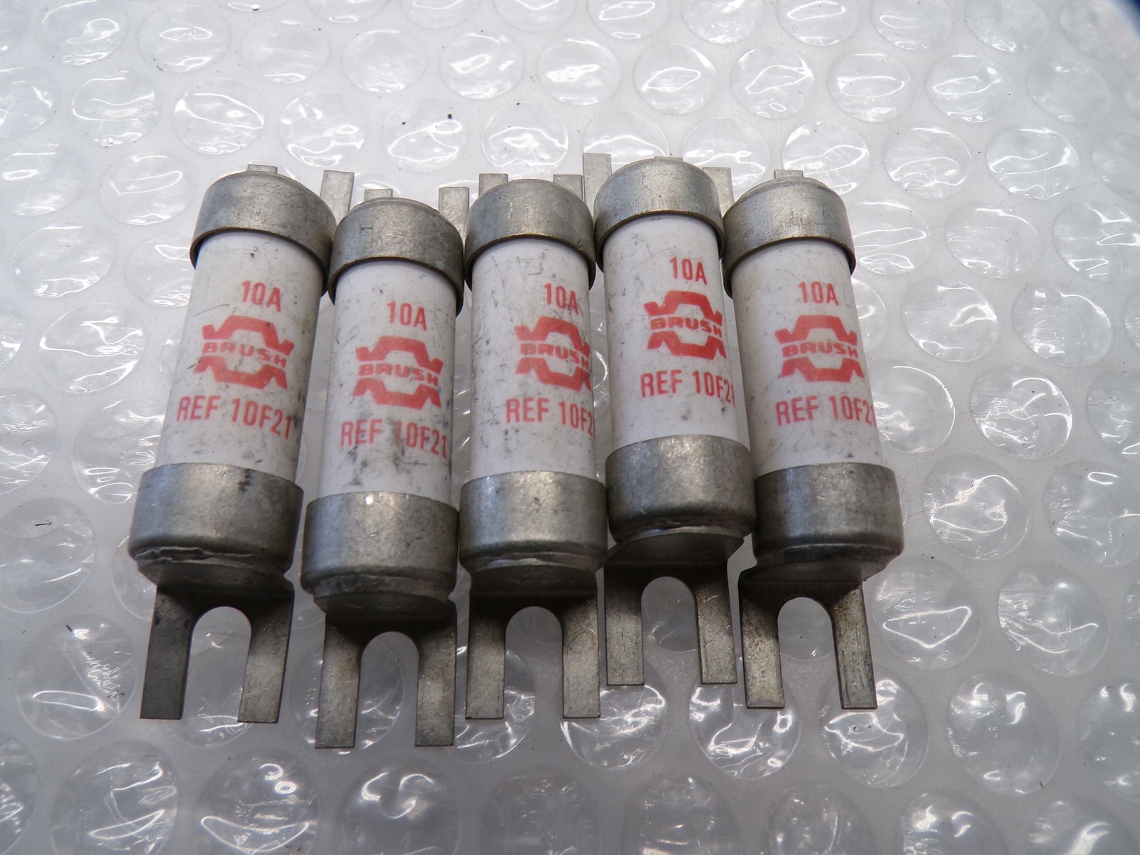 BRUSH REF10F21 FUSE LOT OF 5 NSNP