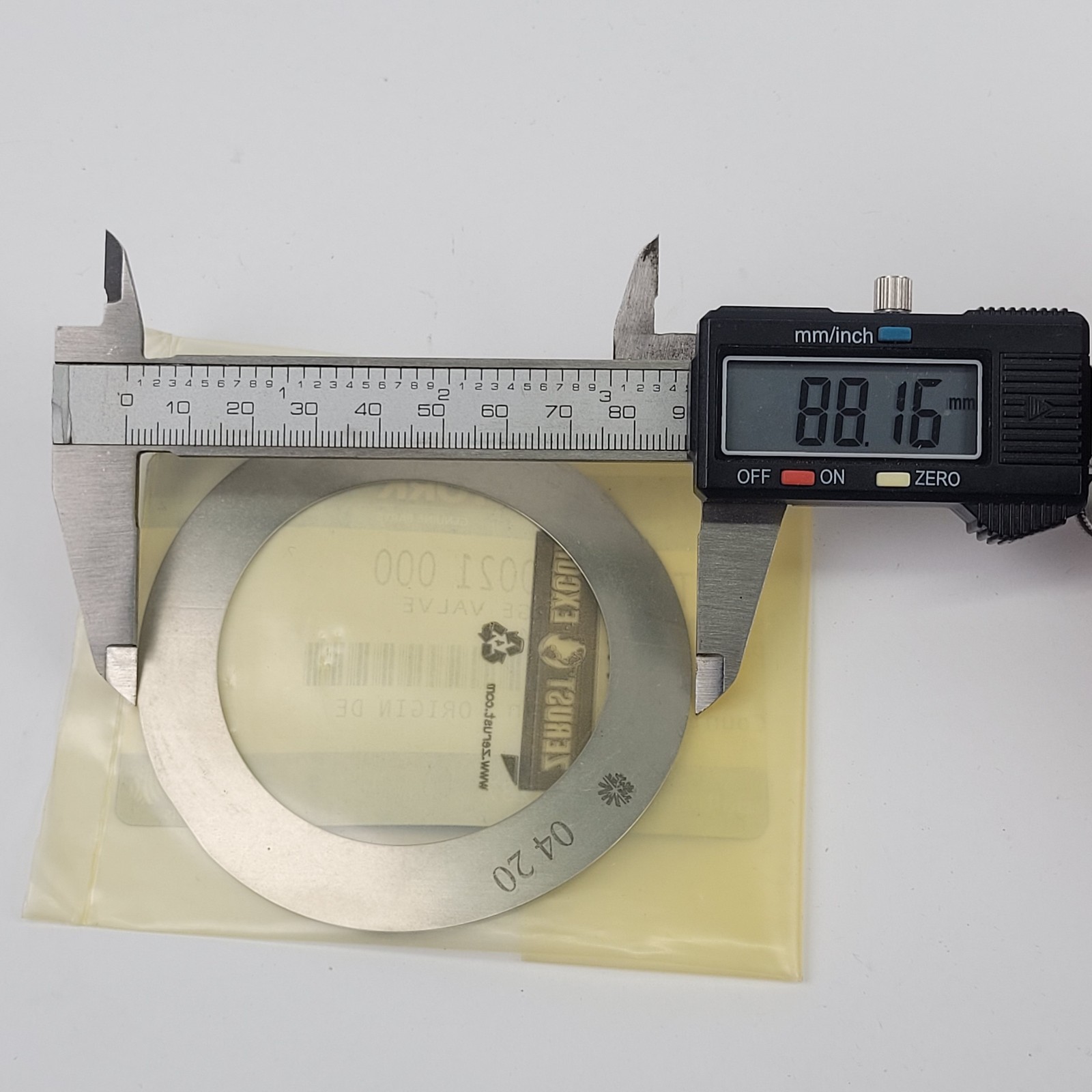 York 022 10021 000 Valve Spring Discharge, 88mm OD, 62mm ID, 0.8mm Thickness