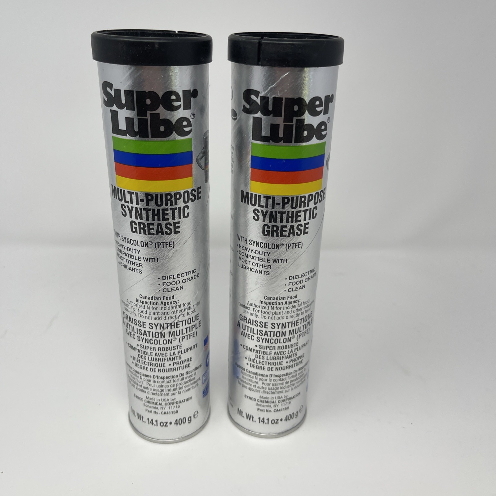 41150 Synthetic Multi-Purpose Grease, 400g, Translucent White Color, 2 Pack