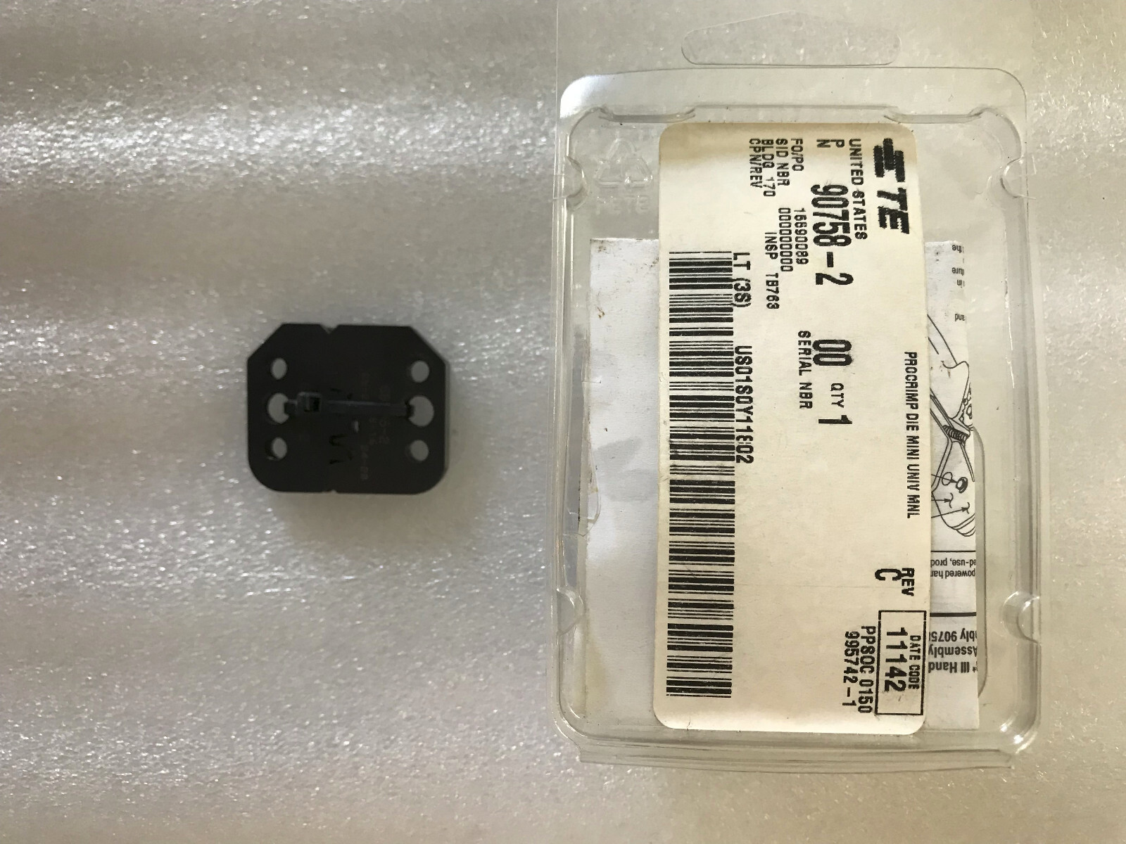 TE Connectivity/AMP Brand 90758-2 PROCRIMP DIE For BLUE HANDLEPROCRIMP III FRAME
