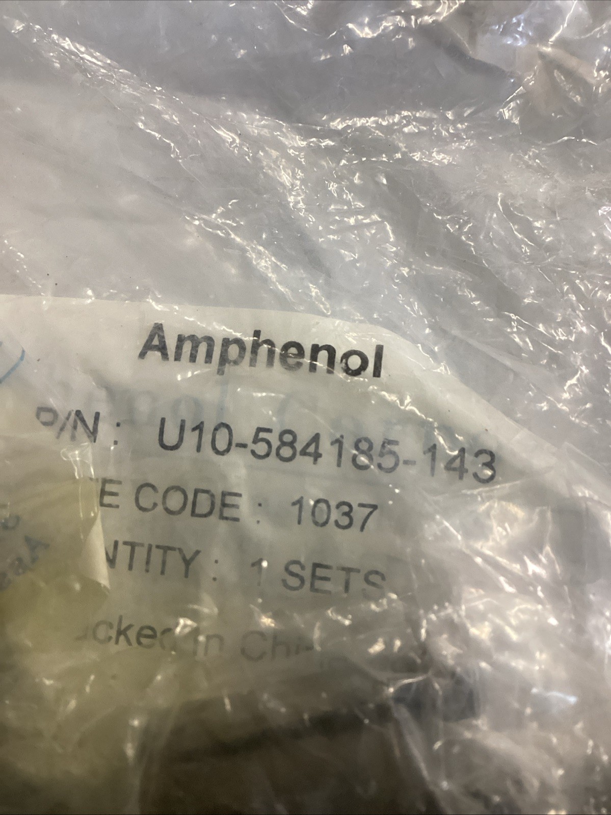 AMPHENOL U10-584185-143 CIRCULAR ADAPTER KIT NEW