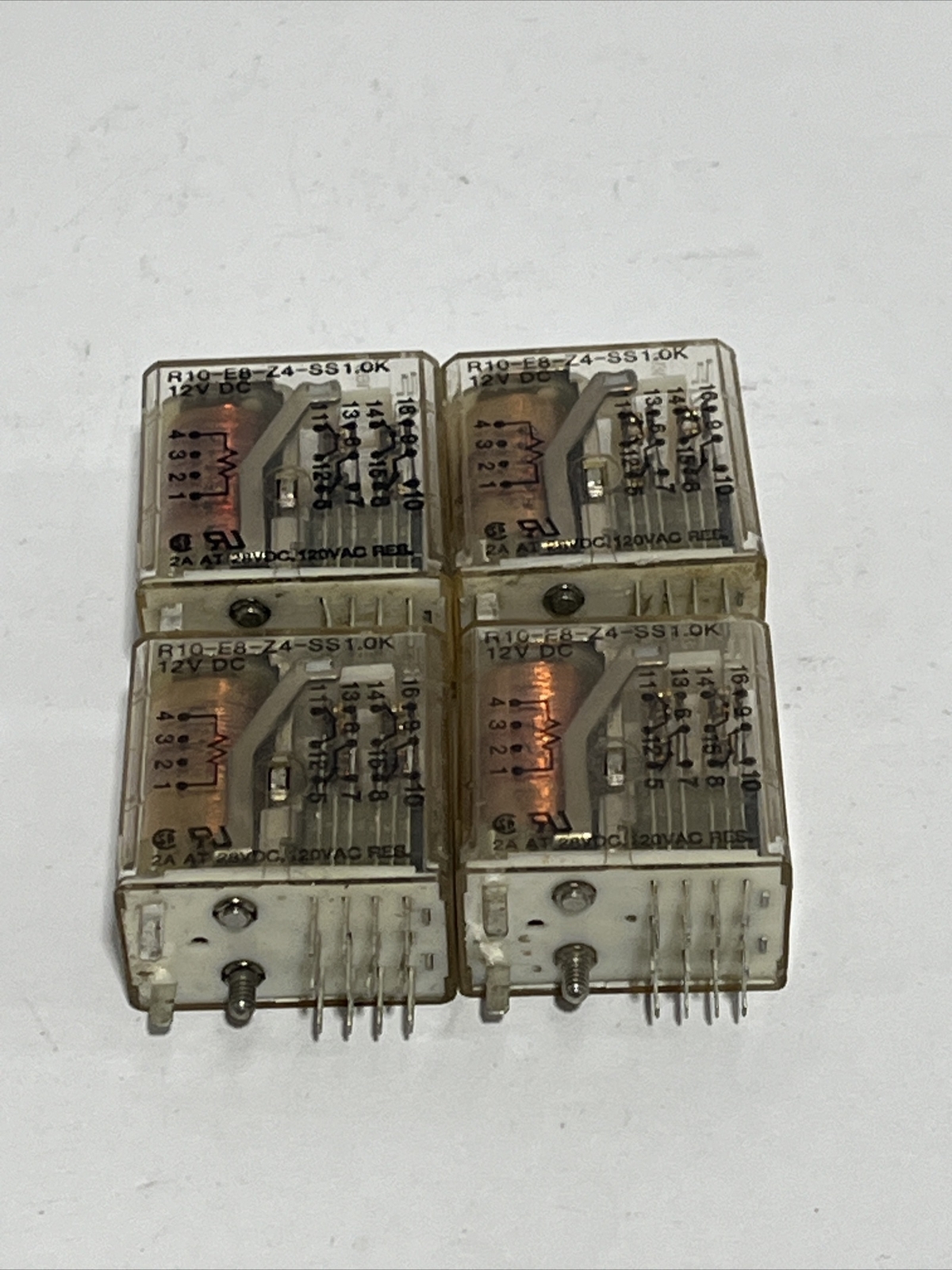 Potter & Brumfield R10-E8-Z4-SS1.0K Relay Lot Of 4