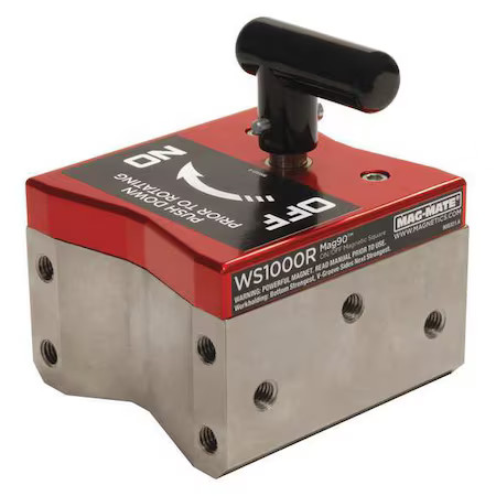Mag-Mate Ws1000r Magnetic Weld Square, 4-1/4X3in, 1000Lb