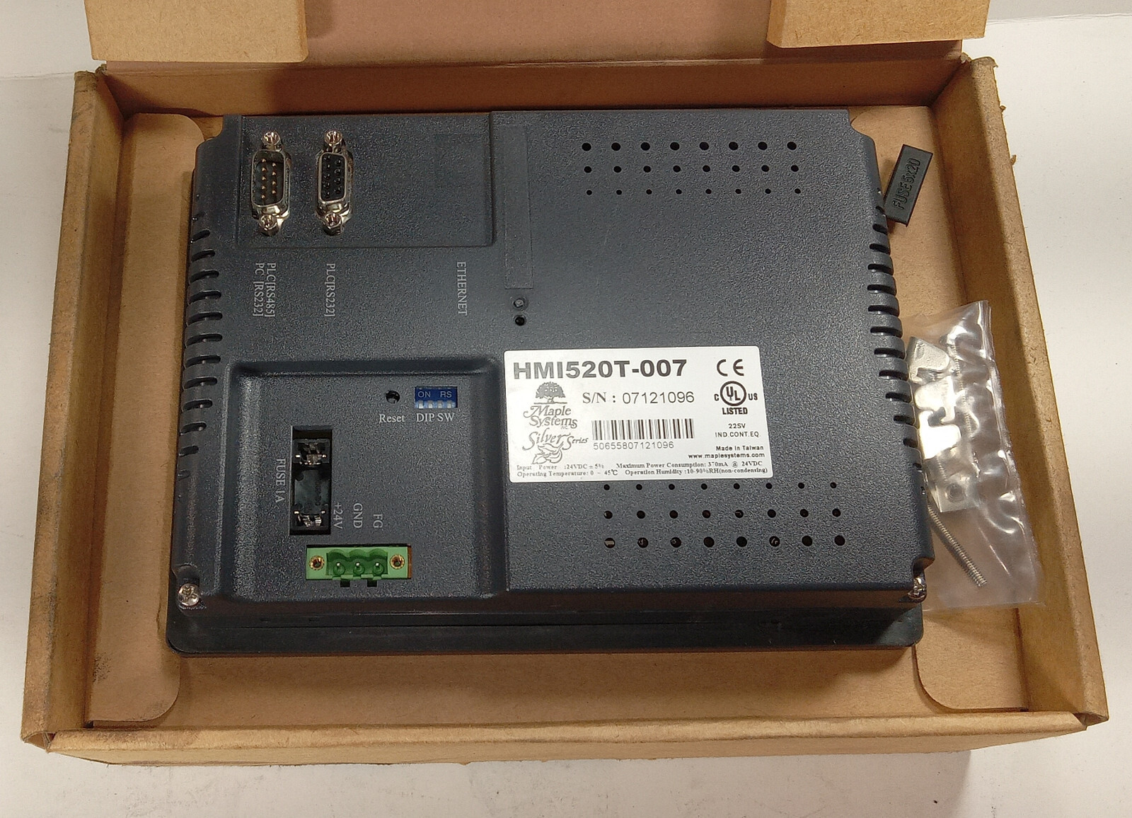 1 USED MAPLE SYSTEMS HM1520T-007 OPERATOR INTERFACE PANEL NIB ***MAKE OFFER***
