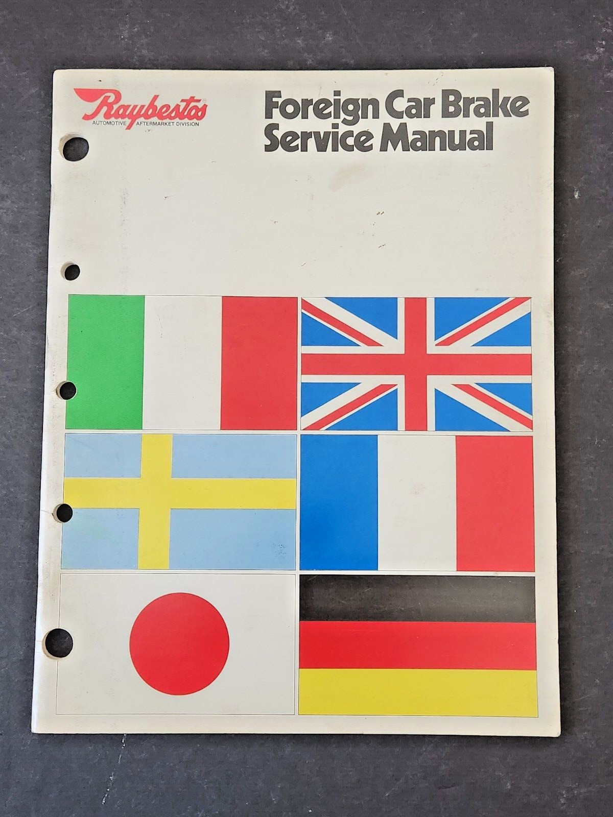 RAYBESTOS Foreign Car Brake Manual 1979