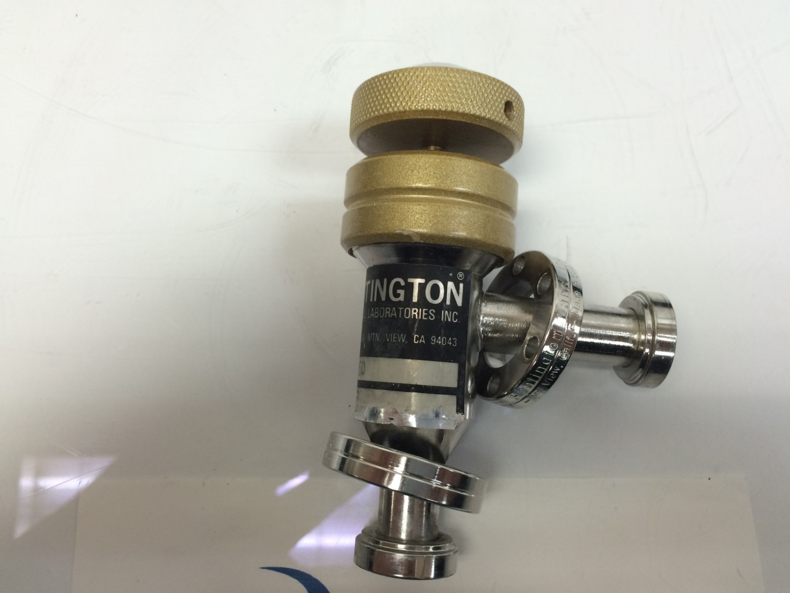 HUNTINGTON ANGLE MANUAL VACUUM VALVE, EV-050