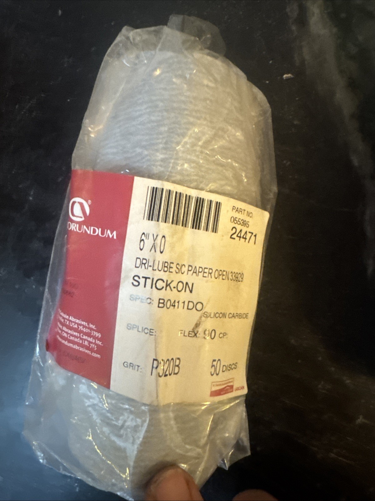 saint gorbain 24467 24469 24471, P80, P180B, P320B 6 Inch / 50 3x Partial Rolls