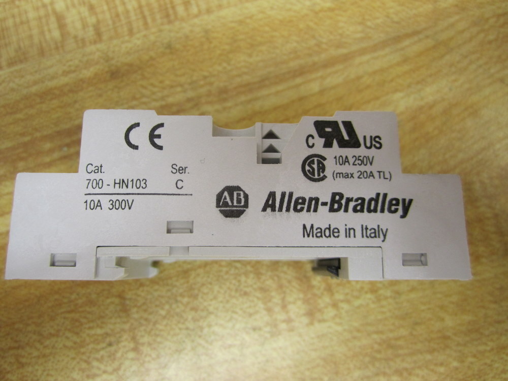 Allen Bradley 700-HN103 Relay Socket 700HN103 Gray