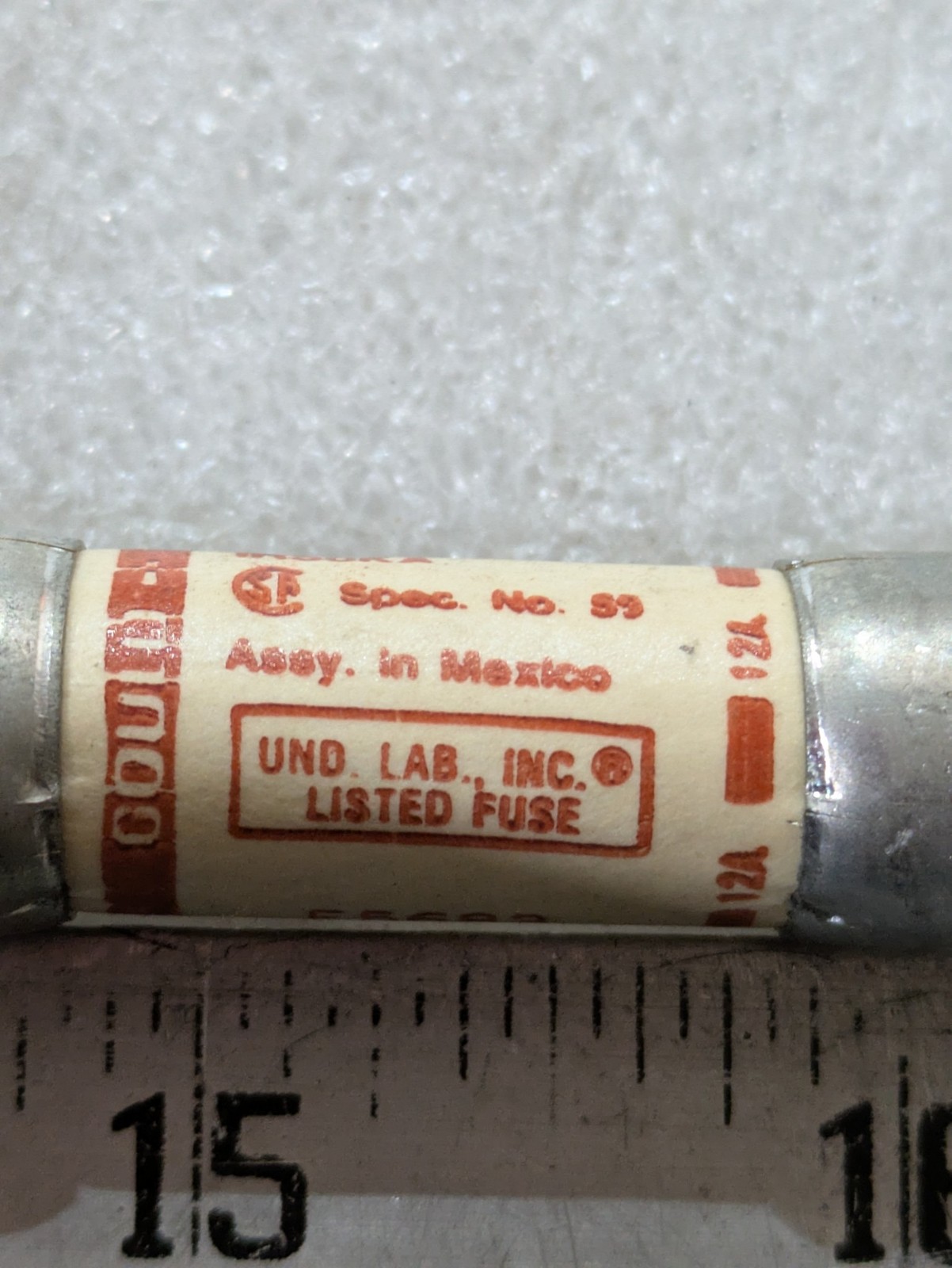 Gould Shawmut OT12 One-Time Fuse 12 Amp 250VAC Mersen Ferraz Class K5 Lot of 10