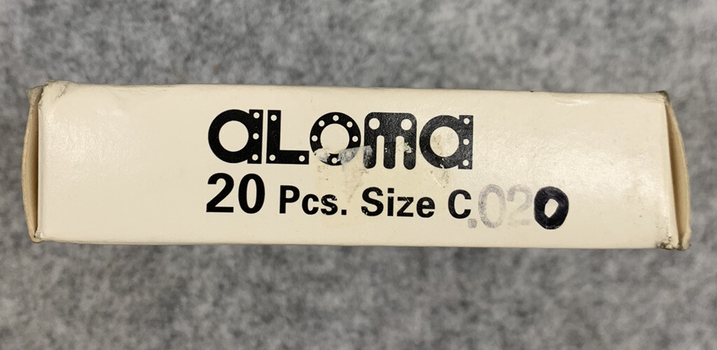 Aloma Size C .020 Shims – Box of 20 Stainless Steel New Free Shipping