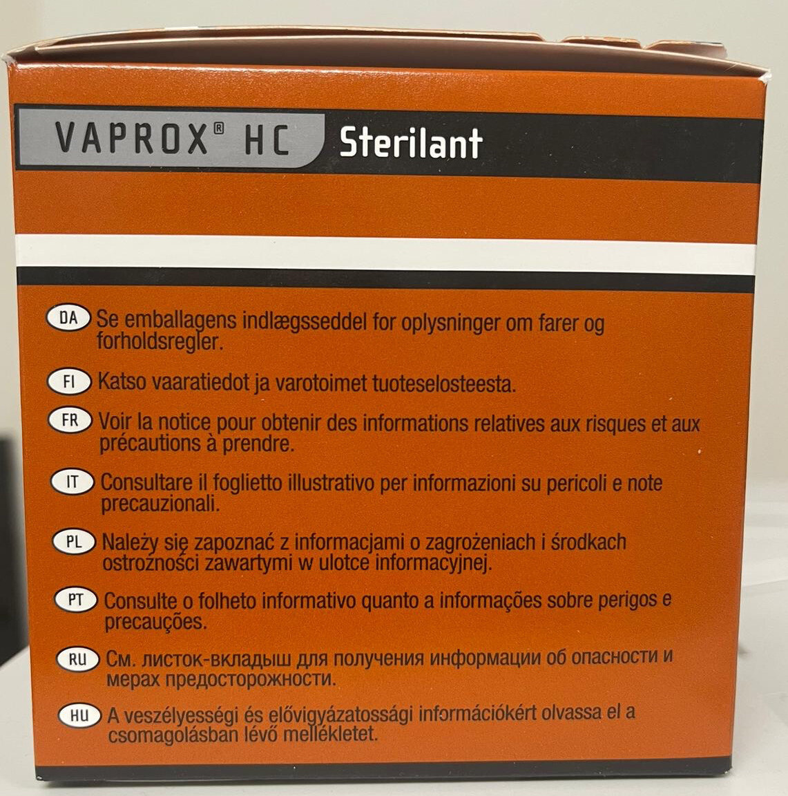 STERIS PB011 Vaprox HC Sterilant Expiration 2025-01-25 Sterrad